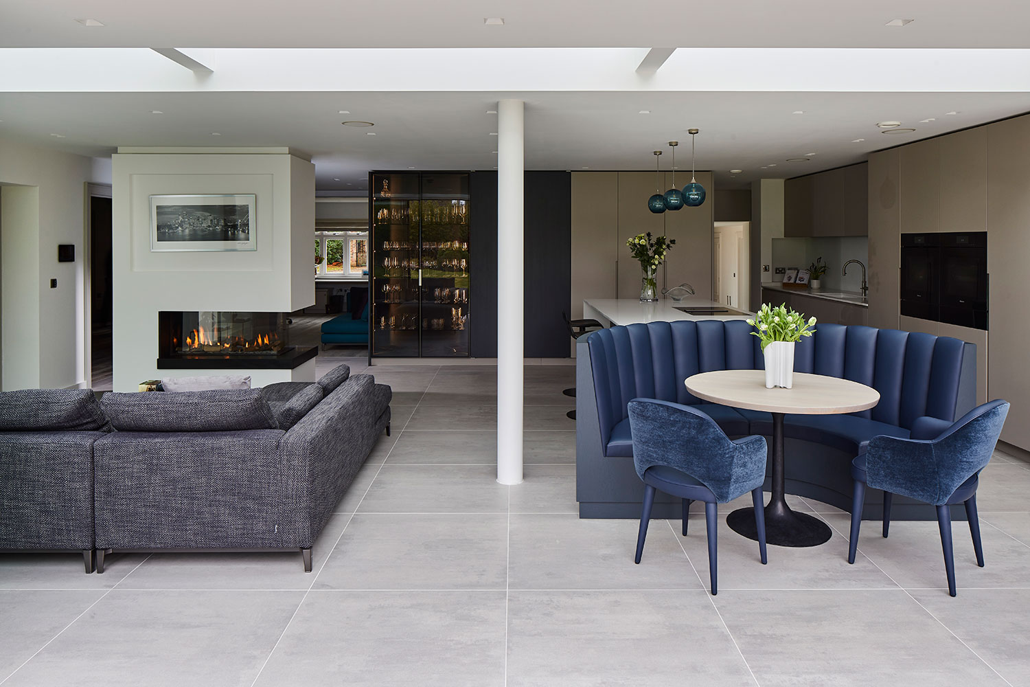 Luxury interior designed living space, Kent