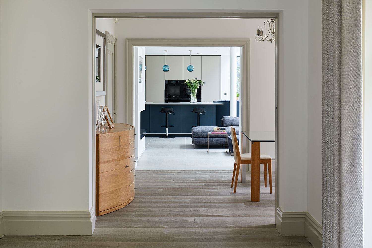 Bespoke interior designed living space, Kent