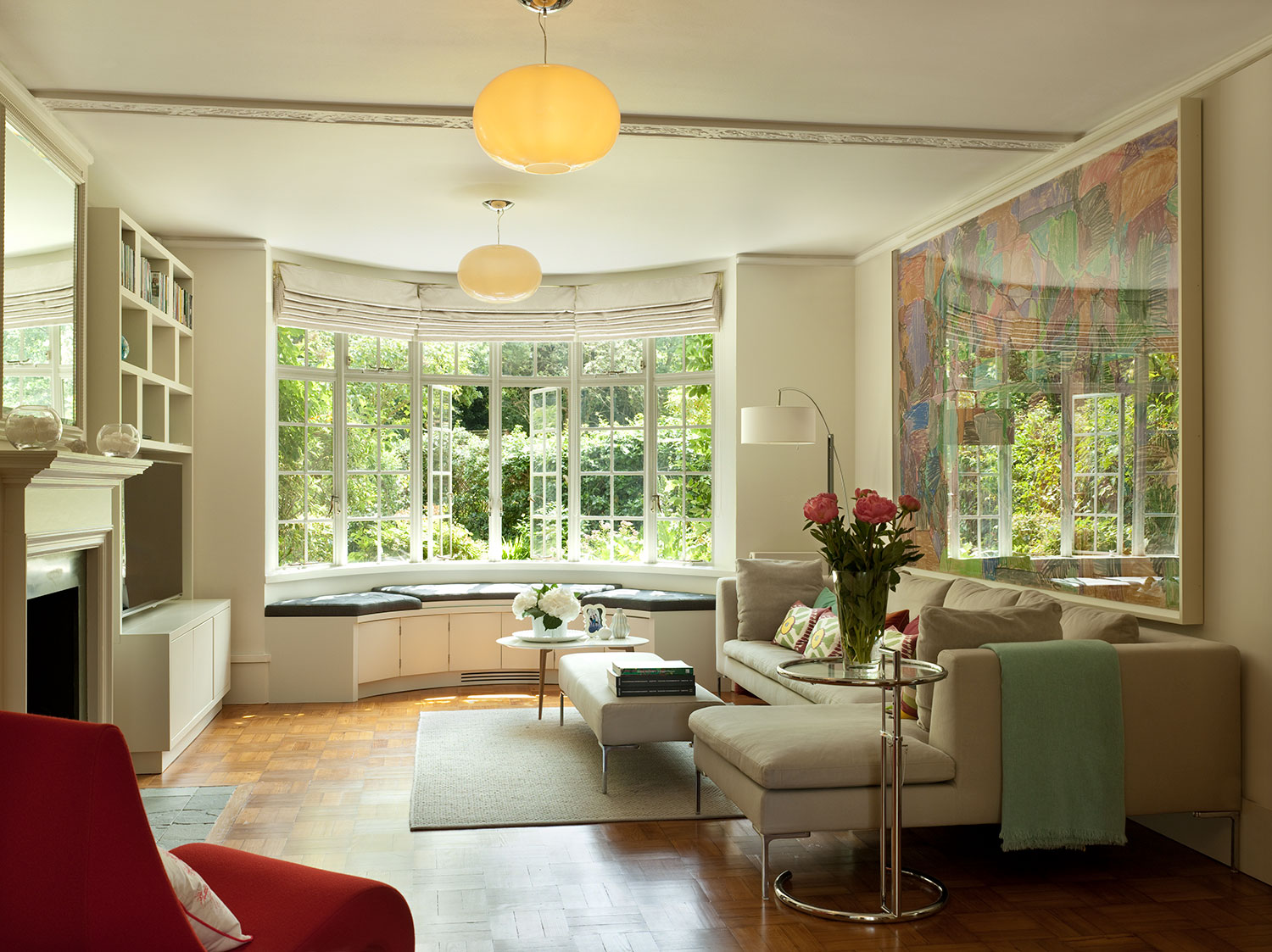 Bespoke living room interior design, Hampstead, London