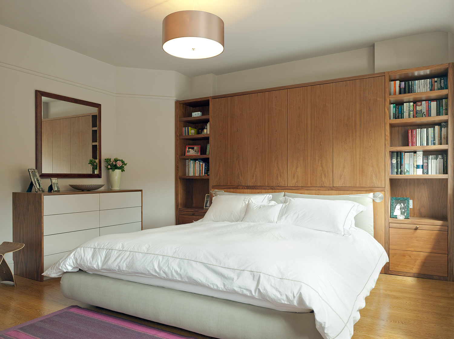 Luxurious master bedroom interior design, London