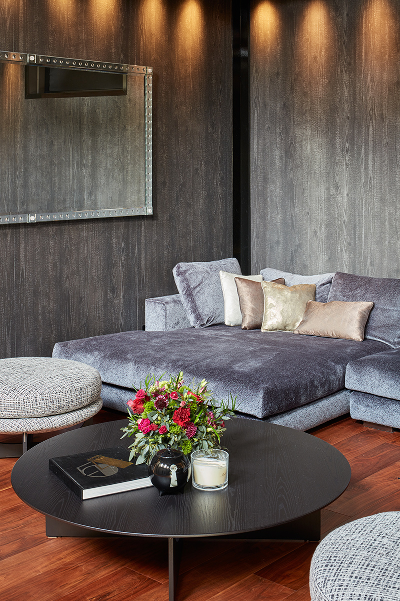 Luxury Minotto furniture in this high end Hampstead, London design project
